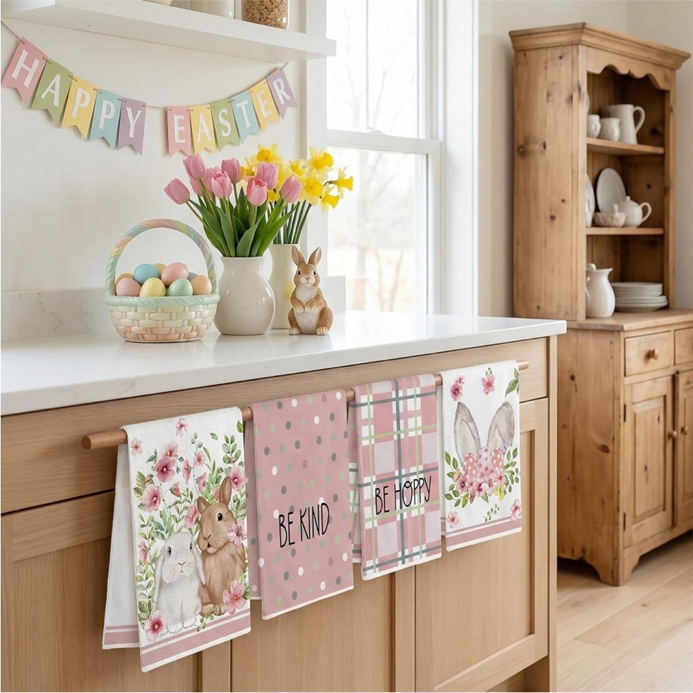 Cute Easter Kitchen Towels Set - Picture 4 of 5